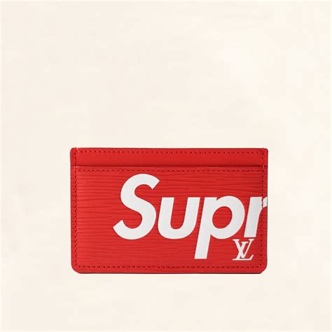 supreme louis vuitton card holder